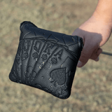 Blacked Out Cards Mallet Putter Cover - HeadCaddy