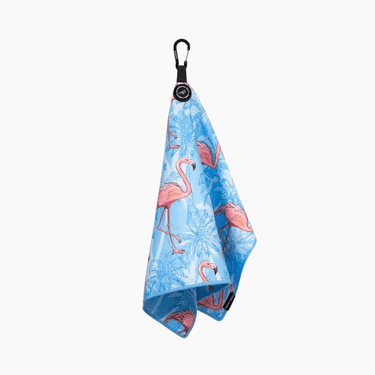 Fairway Flamingo Golf Towel - HeadCaddy