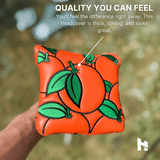 Orange Boom Mallet Putter Cover - Headcaddy