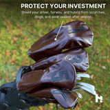 Premium Vintage Leather Headcover - HeadCaddy