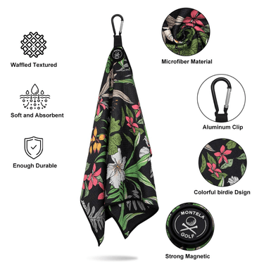 Tee in the Tropics Golf Towel - HeadCaddy