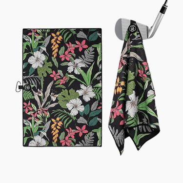 Tee in the Tropics Golf Towel - HeadCaddy