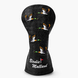 Birdie Mallard Black Golf Driver Headcover Front - HeadCaddy