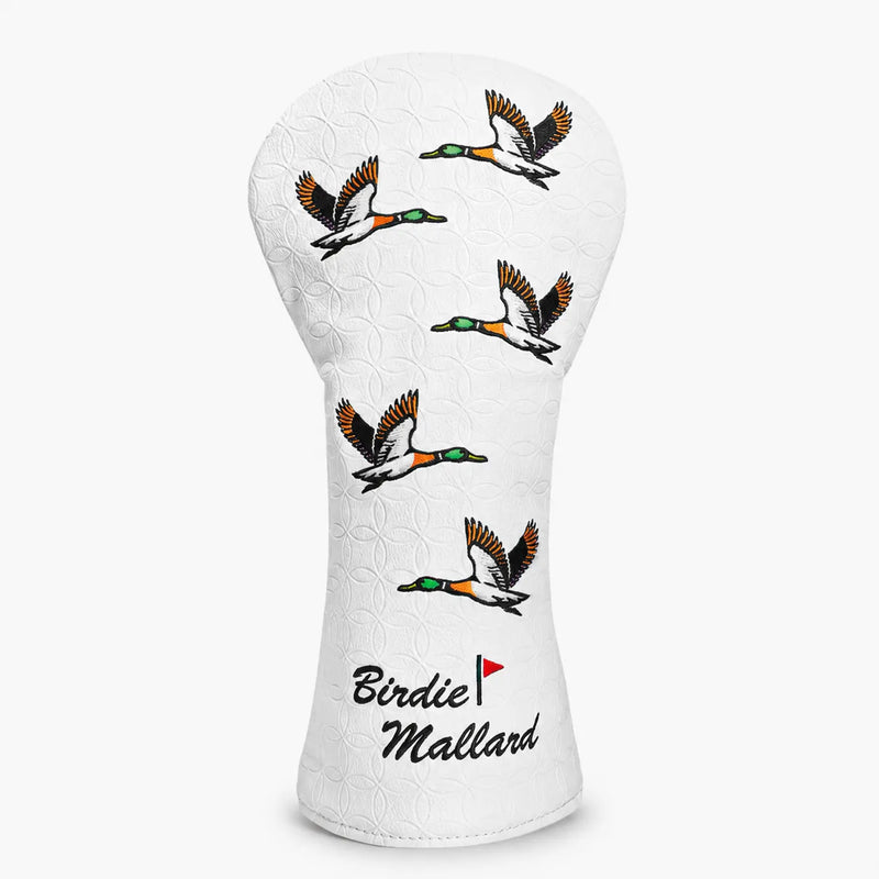 Birdie Mallard White Golf Headcover - HeadCaddy