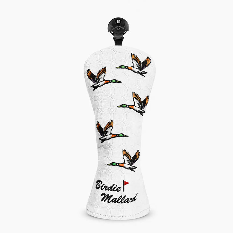 Birdie Mallard White Golf Headcover Fairway - HeadCaddy