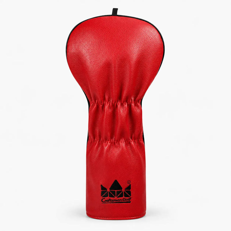 Bomby Boom White Golf Headcover Back - HeadCaddy