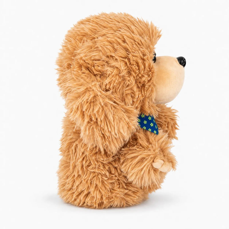 Brown Pup Driver Headcover Side - HeadCaddy