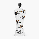 Birdie Mallard White Golf Headcover Hybrid - HeadCaddy