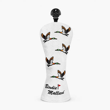 Birdie Mallard White Golf Headcover Hybrid - HeadCaddy