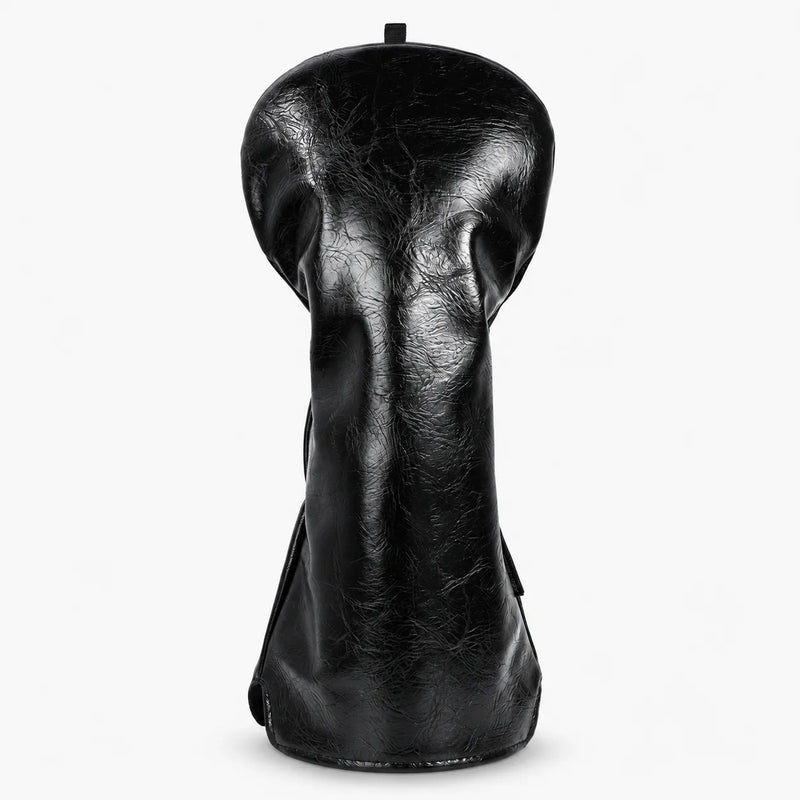 Vintage Black Waxed Driver Headcover
