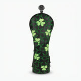 Emerald Clover Black Golf Headcover Fairway - HeadCaddy