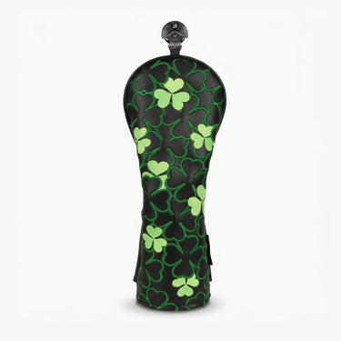 Emerald Clover Black Golf Headcover Fairway - HeadCaddy