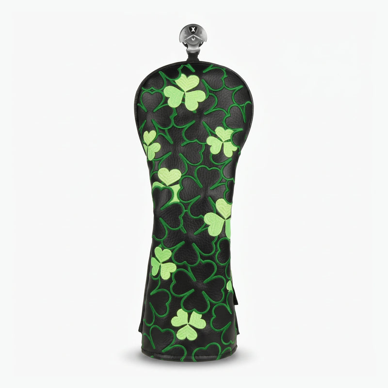 Emerald Clover Black Golf Headcover Hybrid - HeadCaddy