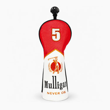 Fairway Smoke Black and Red Golf Headcover 5 Fairway - HeadCaddy