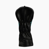 Flashy Bigfoot Driver Black Golf Headcover Back View - HeadCaddy