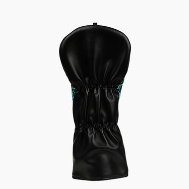 Flashy Bigfoot Driver Black Golf Headcover Back View - HeadCaddy