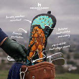 Flashy Bigfoot Driver Black Golf Headcover Features - HeadCaddy
