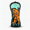 Flashy Bigfoot Driver Black Golf Headcover Front View - HeadCaddy
