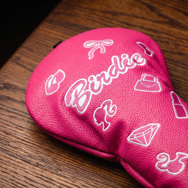 Glam Birdie Pink Golf Driver Closeup - HeadCaddy