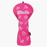 Glam Birdie Pink Golf Driver Front View - HeadCaddy