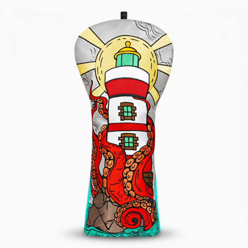 Lighthouse Octopus Driver Gray Golf Headcover - HeadCaddy