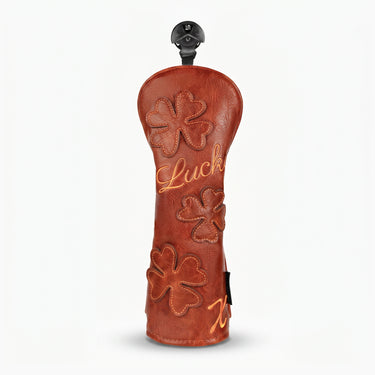 Lucky Clover Brown Golf Headcover X Hybrid - HeadCaddy