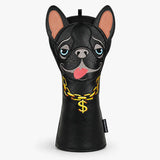 Money Frenchie Driver Black Golf Headcover - HeadCaddy
