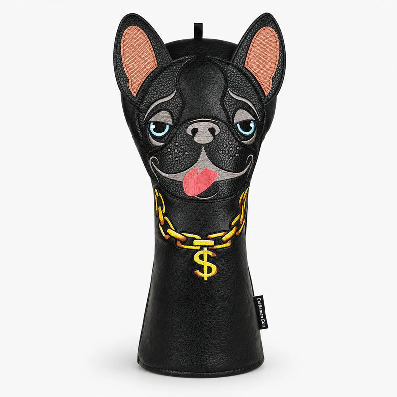 Money Frenchie Driver Black Golf Headcover - HeadCaddy