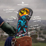 Night Howler Driver Black Golf Headcover Features - HeadCaddy
