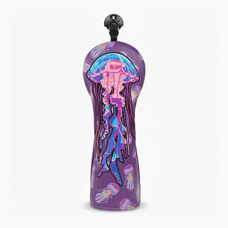 Ocean Drift Jellyfish Pink Golf Headcover Hybrid - HeadCaddy