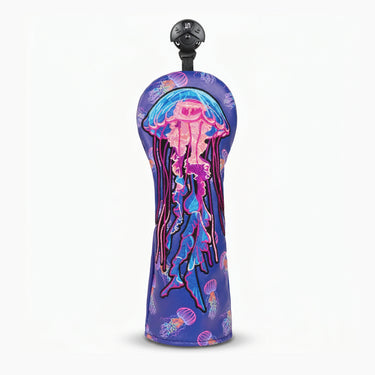 Ocean Drift Jellyfish Purple Golf Headcover Fairway - HeadCaddy