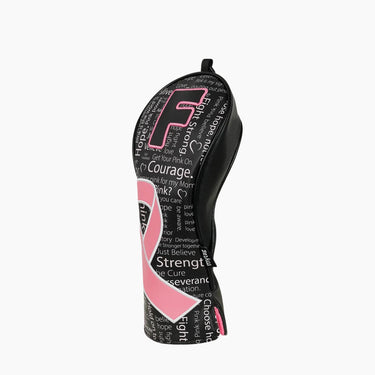 Pink Ribbon Awareness Headcover Fairway Side - HeadCaddy 