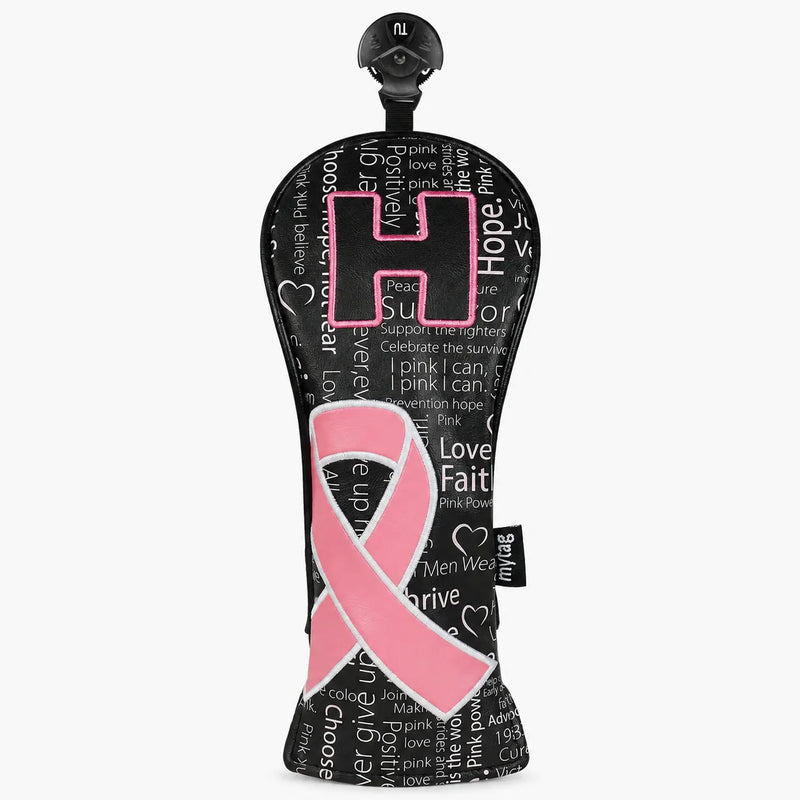Pink Ribbon Awareness Headcover Hybrid - HeadCaddy 