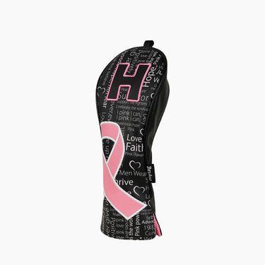Pink Ribbon Awareness Headcover Hybrid Side - HeadCaddy 