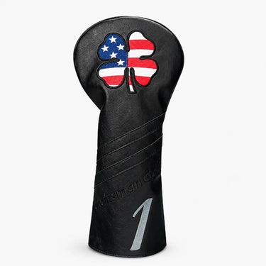 Premium American Luck Black Golf Headcover - HeadCaddy
