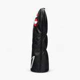 Premium American Luck Black Golf Headcover Driver Side - HeadCaddy 