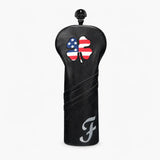 Premium American Luck Black Golf Headcover Fairway - HeadCaddy
