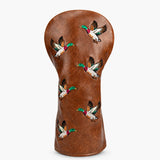 Premium Birdie Flight Cognac Brown Golf Headcover - HeadCaddy