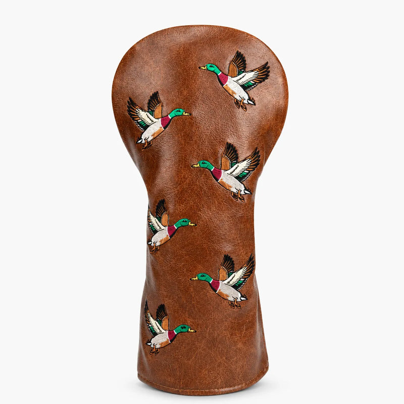 Premium Birdie Flight Cognac Brown Golf Headcover - HeadCaddy