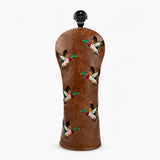 Premium Birdie Flight Cognac Brown Golf Headcover Fairway - HeadCaddy