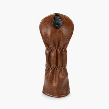 Premium Birdie Flight Cognac Brown Golf Headcover Fairway Back - HeadCaddy