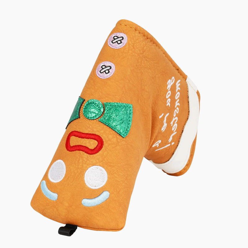 Premium Gingerbread Blade Brown Putter Cover - HeadCaddy