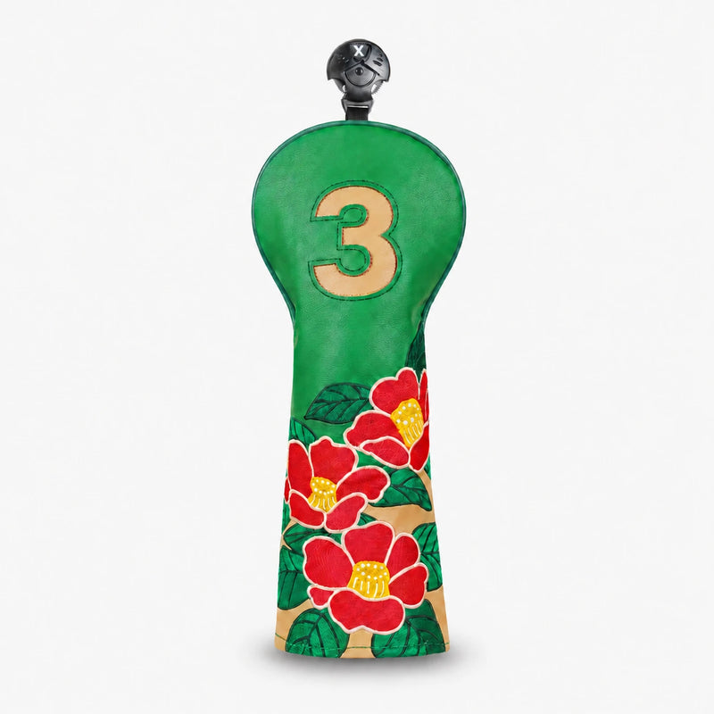 Premium Green Blossom Golf Headcover Fairway 3 - HeadCaddy