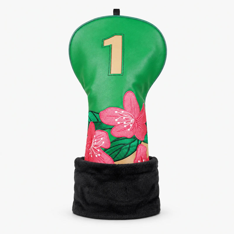 Premium Green Blossom Headcover Plushed-in - HeadCaddy