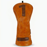Premium Heritage Brown Golf Headcover Driver - HeadCaddy