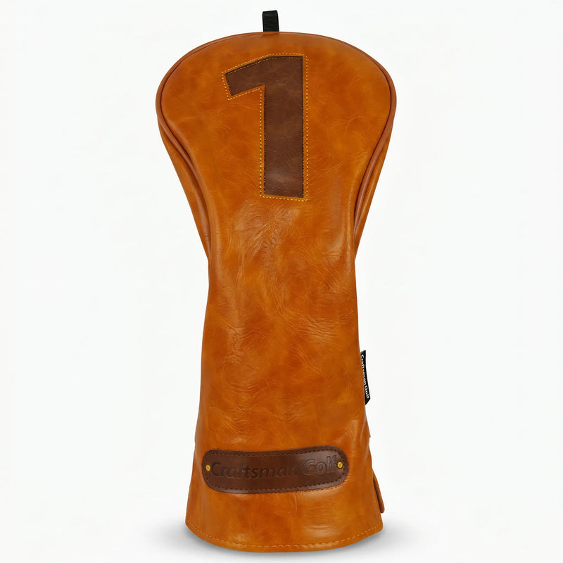 Premium Heritage Brown Golf Headcover Driver - HeadCaddy