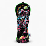 Premium Neon Space Explorer Black Golf Headcover Hybrid - HeadCaddy