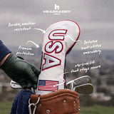 Premium Old Glory Camo White Golf Driver Benefits - HeadCaddy