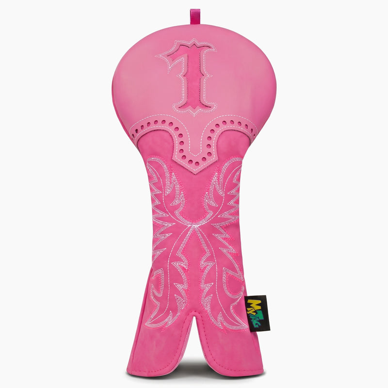 Premium Pink Cowboy Golf Headcover Drive - HeadCaddy