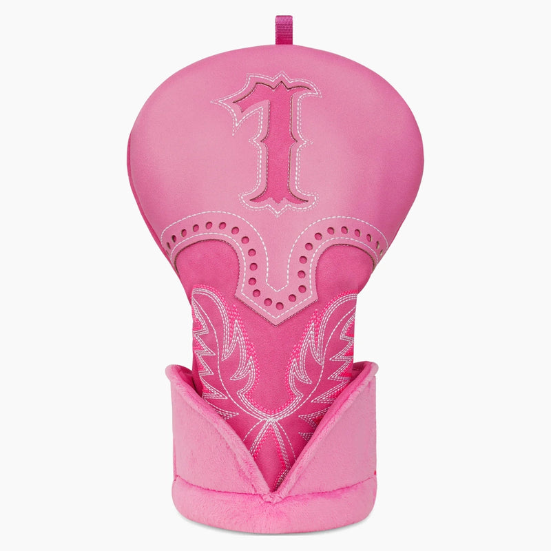 Premium Pink Cowboy Golf Headcover Plush In - HeadCaddy